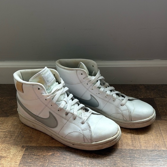 Nike Court Royale 2 Mid White & Gray Women’s size 10 - Picture 3 of 10
